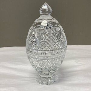 Waterford Crystal Clear Decorative Jar